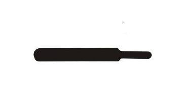 FASTECH Klett-Kabelbinder 200 × 13 mm, Schwarz, 10 Stk.