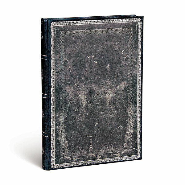 Paperblanks Midnight Steel Adressbuch – 180 × 230 mm – 144 Seiten – 120 g/m² – Hardcover, mehrfarbig, FSC