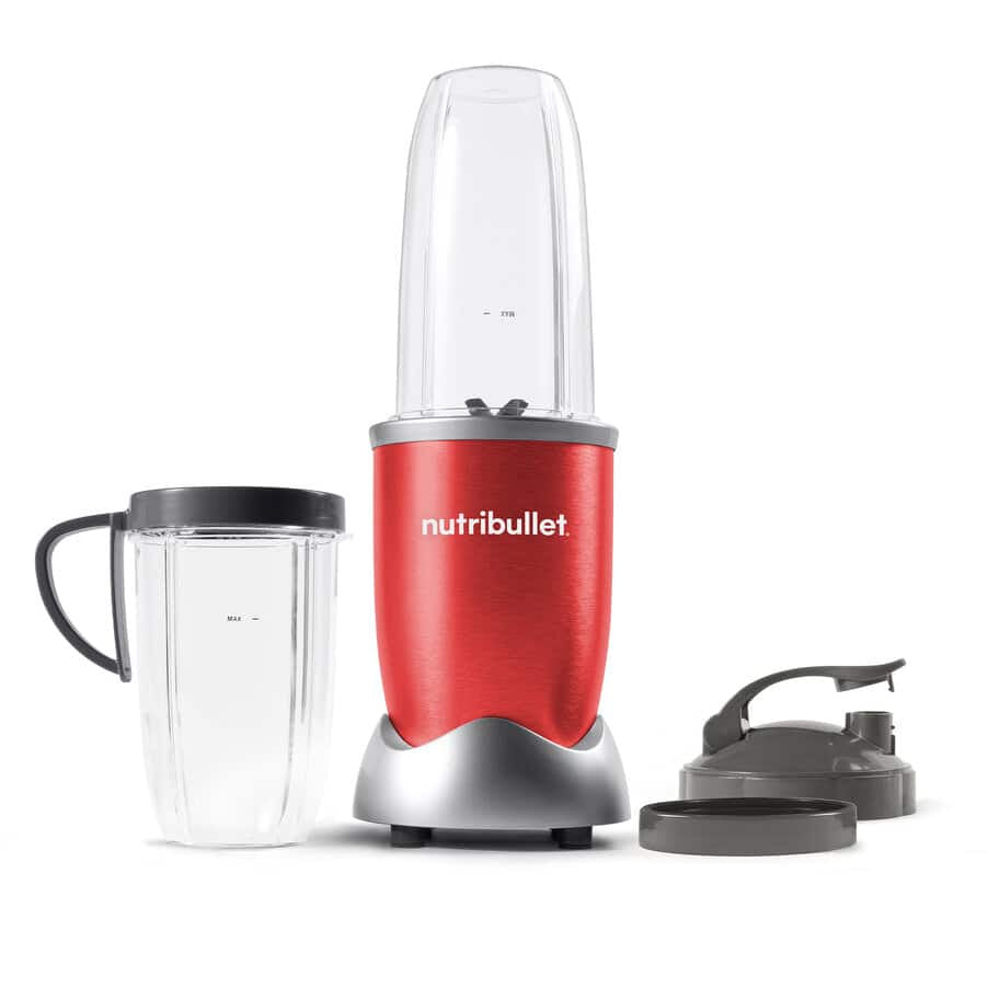 NutriBullet Smoothie-Mixer Pro NB907MAR – 0,9 l, 900 W, spülmaschinenfest – rot