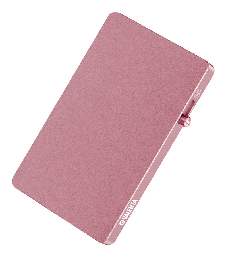 Valenta Halterung – für MagSafe, 67 × 100 × 9,5 mm, Aluminium, rosa