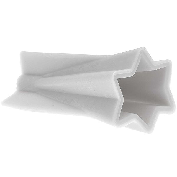 Rico Design Kerzengiessform Stern, Weiss, Ø 7 cm × 13,5 cm, 1 Stk