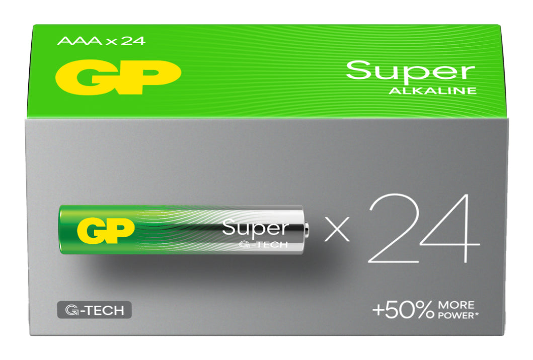 GP Batteries AAA Batterien, Alkaline, 1,5 V – 24 Stk.