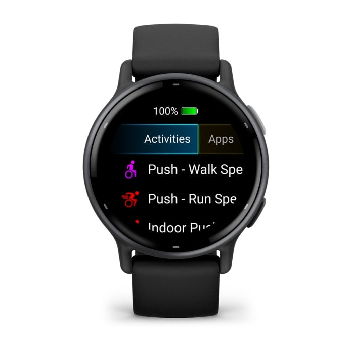 Garmin Vivoactive 5 – Smartwatch – 42,2 mm, 1,2", GPS, WLAN, AMOLED, Gorilla Glass, 50 m, Anthrazit