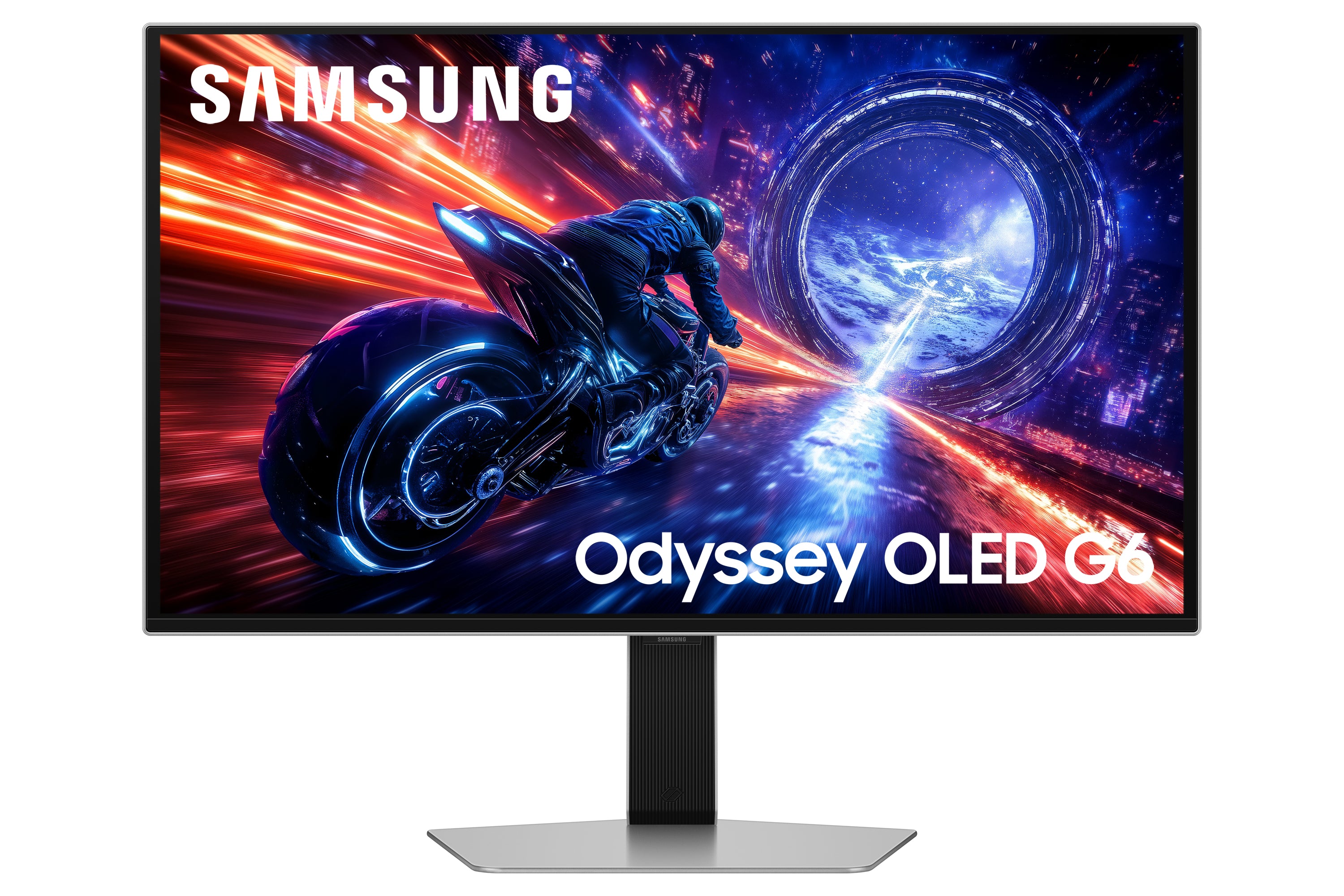 Samsung G60Sf – Monitor, 27" 2560 × 1440 (WQHD), OLED, Silber
