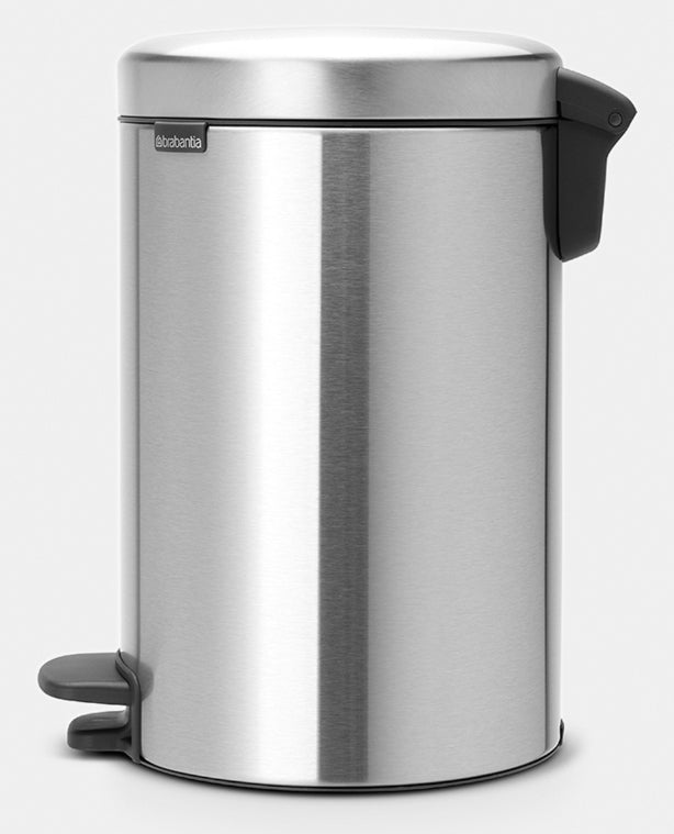 Brabantia NewIcon Treteimer – 12 l – Edelstahl, rund – Soft-Close