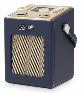 Roberts Radio Roberts Revival Mini 2 – DAB-/Internetradio – Portabel – DAB+, Akkubetrieb – Dunkelblau