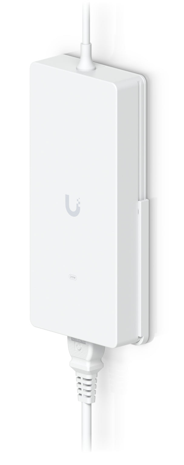 Ubiquiti Netzteil 210 W – 54 V DC, IEC C14 – für USW‑Ultra‑210W, USW‑Pro‑Max‑16‑PoE u. a. – weiss