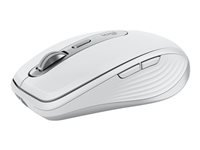 Logitech MX Anywhere 3S – Mobile Maus, rechts, Laser, 8000 DPI, Leises Klicken, Grau/Weiss