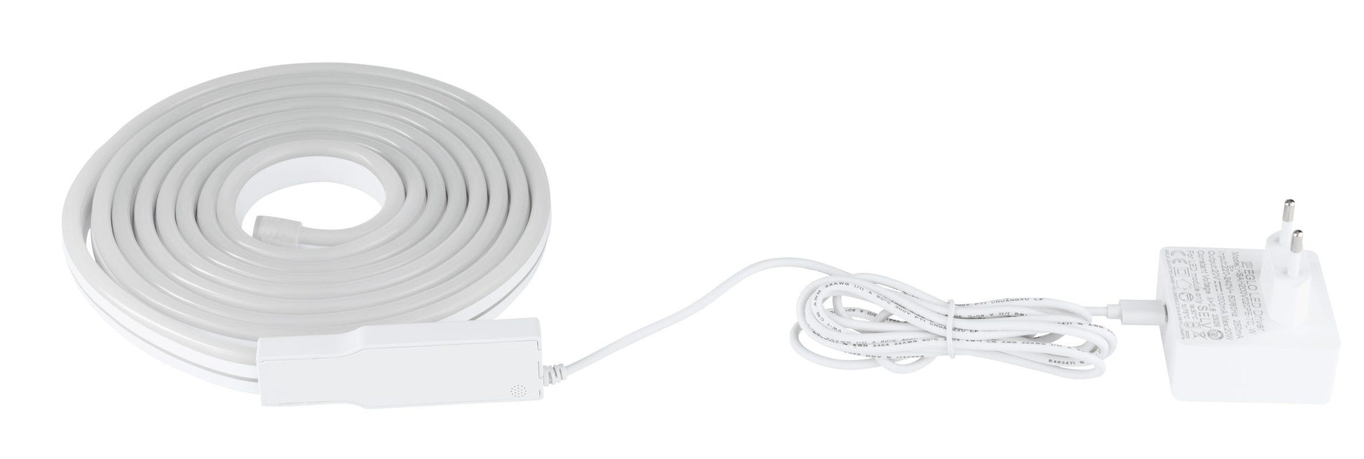 EGLO LED-Streifen Neon Stripe Z – 3 m, 2400 lm, 20 W, RGB, 3000–6500 K, dimmbar, für Alexa/Google, weiss