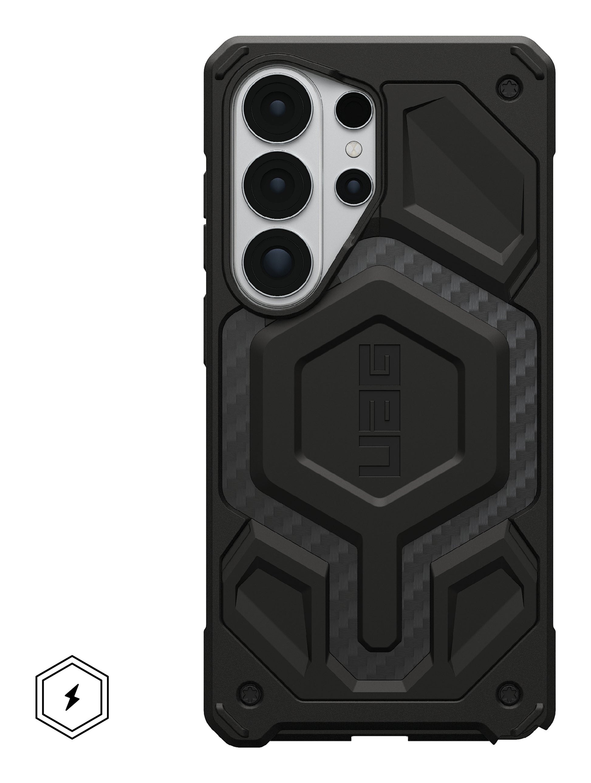 Urban Armor Gear UAG Monarch Pro – Rückcover – für Samsung Galaxy S26 Ultra, Schwarz, bis 7,6 m sturzsicher