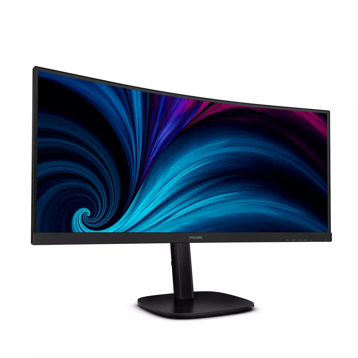 Philips 34B2U3600C/00 – Monitor, 34", VA, 120 Hz, Gebogen, USB-Hub, Adaptive Sync, Lautsprecher, Schwarz