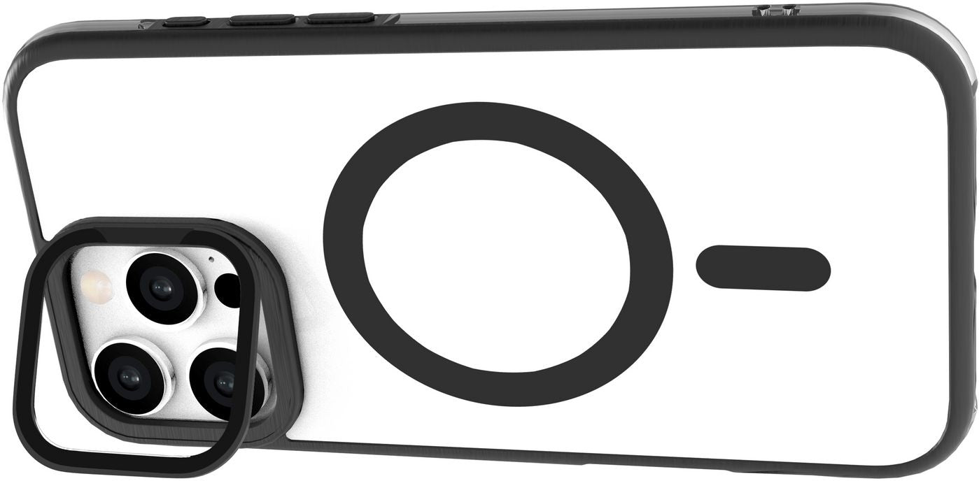 eSTUFF INFINITE HELSINKI Backcover – für Apple iPhone 16 Pro, PC+TPU, Schwarz, GRS-zertifiziert