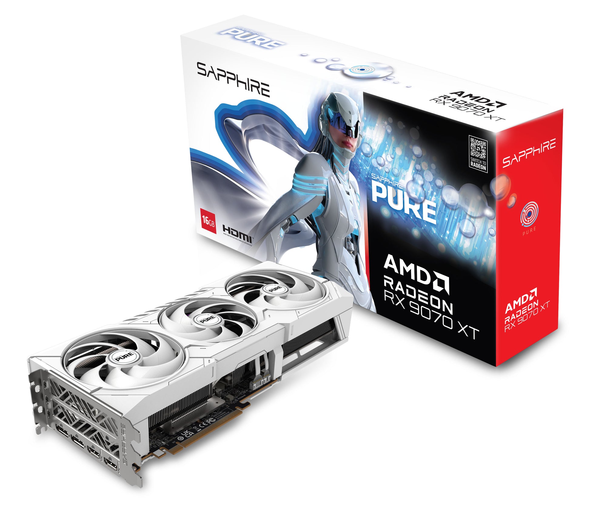 Sapphire PURE – AMD Radeon RX 9070 XT 16 GB