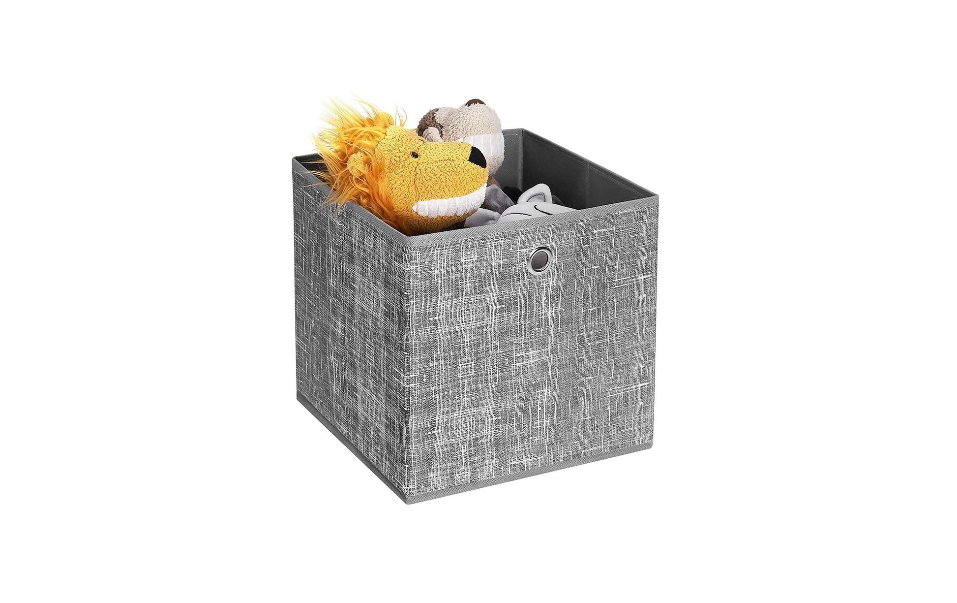 Songmics Klappbox – faltbar – Textil – grau – 300 × 300 × 300 mm – 6 Stück