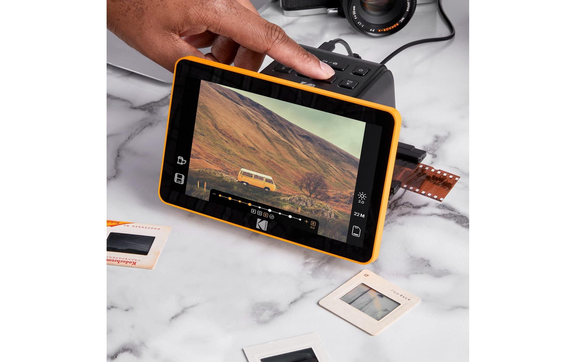 Kodak Slide N Scan – Dia-/Negativscanner, 24 × 36 mm, USB