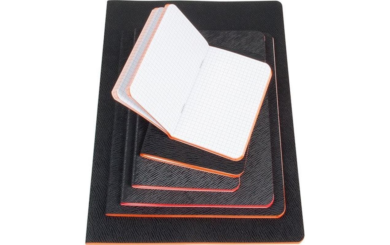 Neutral Wachstuchheft – A6 – kariert 4 mm – 72 Seiten – 80 g/m² – Softcover – schwarz