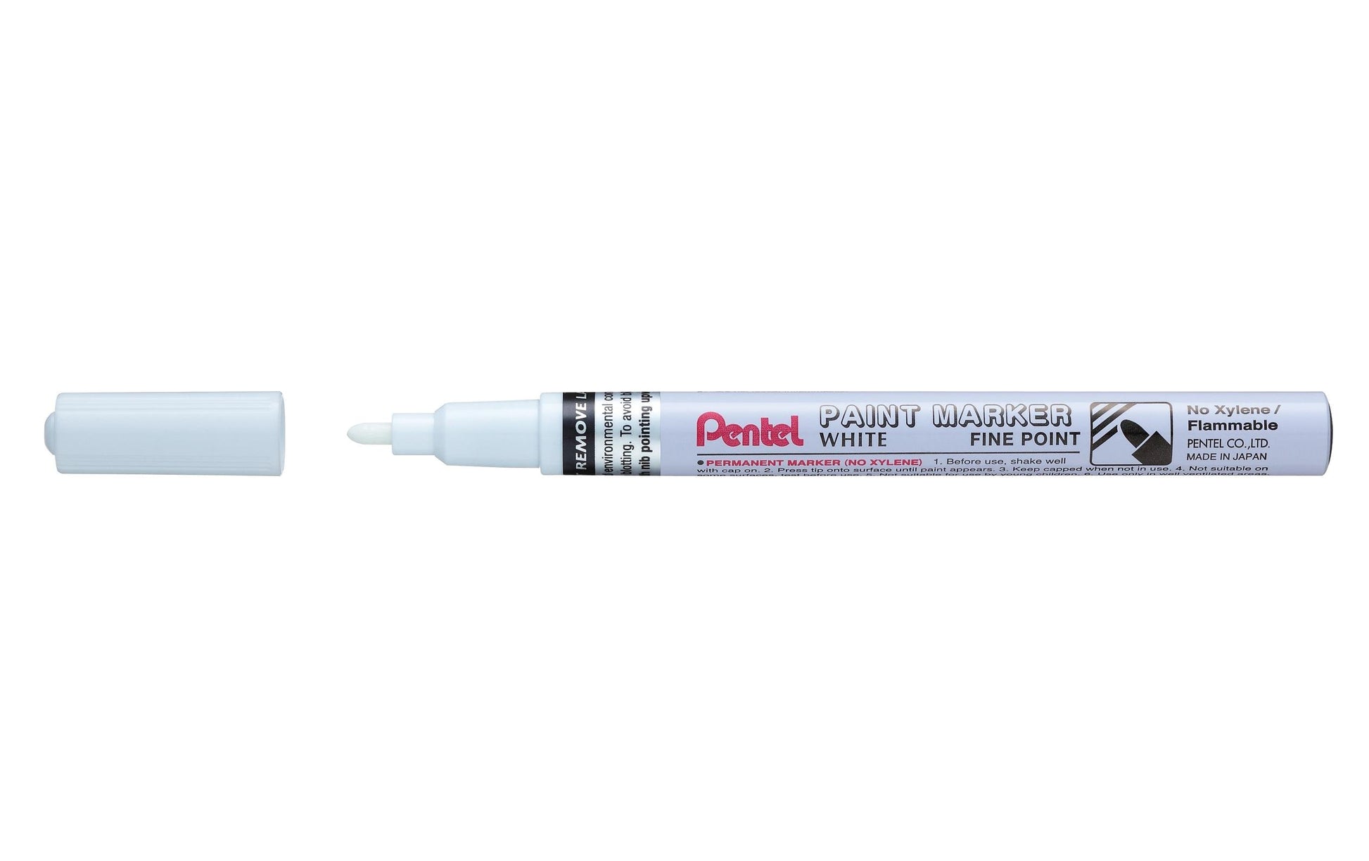 Pentel MSP10 Paint Marker – Rundspitze 1,0 mm – Weiss