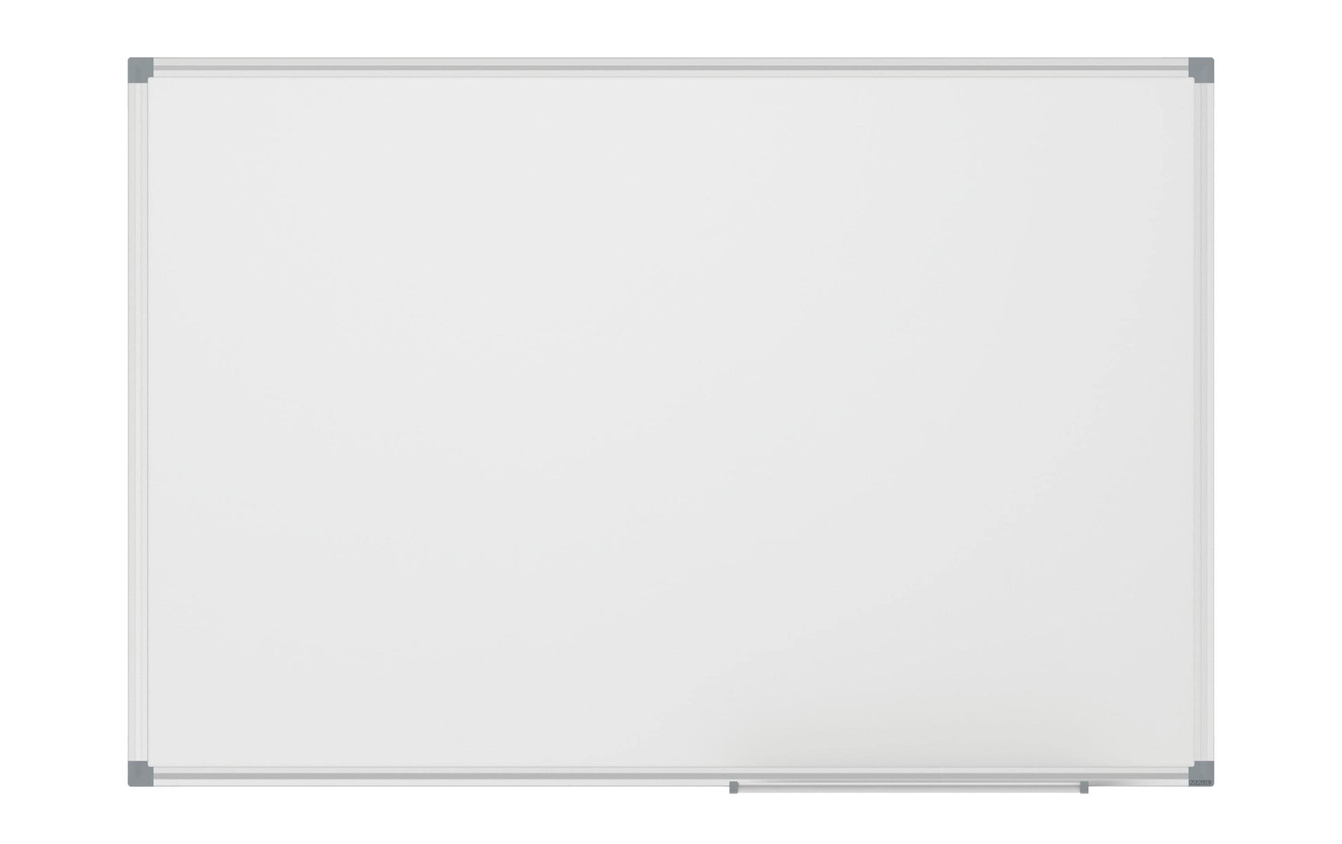 MAUL Whiteboard – 150 × 100 cm, lackierter Stahl, magnetisch, Aluminiumrahmen, silber, Wandmontage