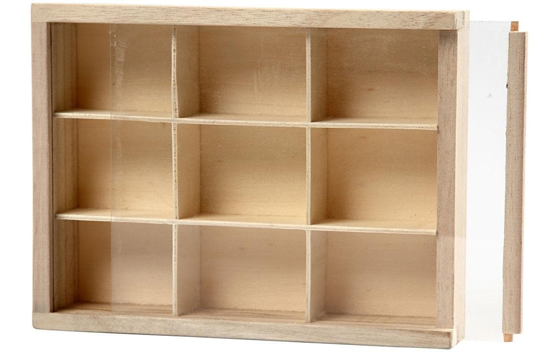 Creativ Company Schubladeneinsatz – Holz – Natur – 130 × 45 × 170 mm