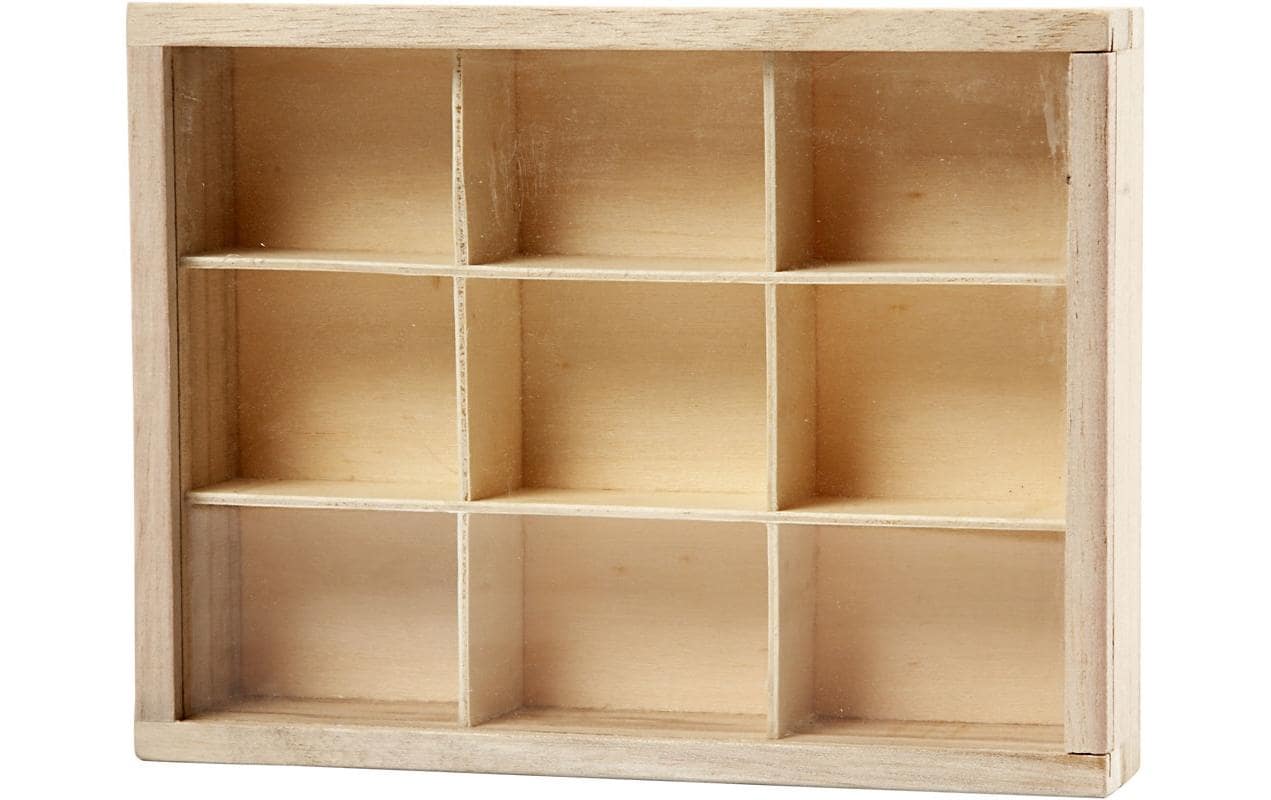 Creativ Company Schubladeneinsatz – Holz – Natur – 130 × 45 × 170 mm