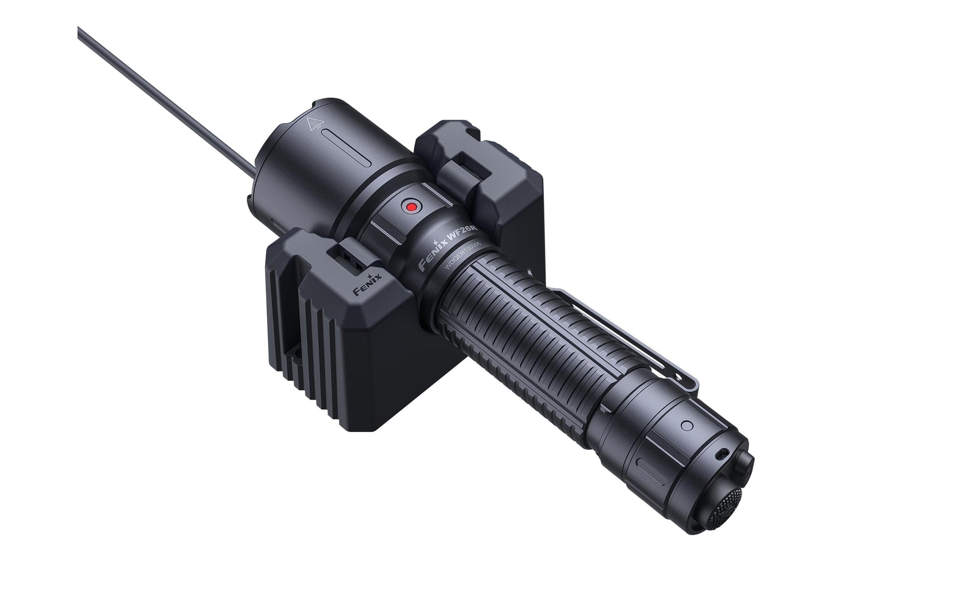 Fenix Taschenlampe WF26R – 3000 lm, 450 m, IP68, Akku 5000 mAh, 6 Modi – Schwarz