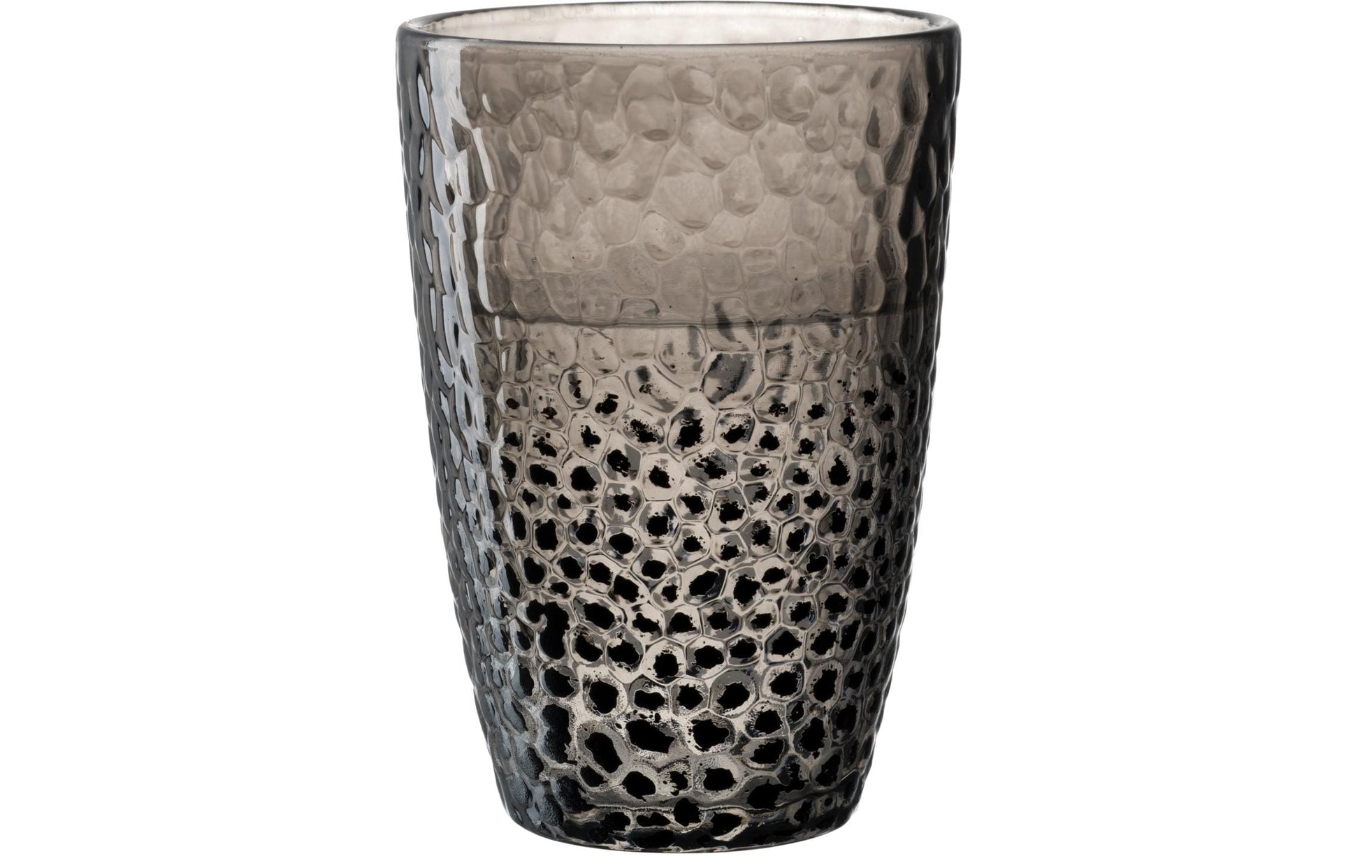 LEONARDO Trinkgläser – 4er Set, 340 ml, Ø 8 cm, Kalk-Natron-Glas, Anthrazit, spülmaschinenfest
