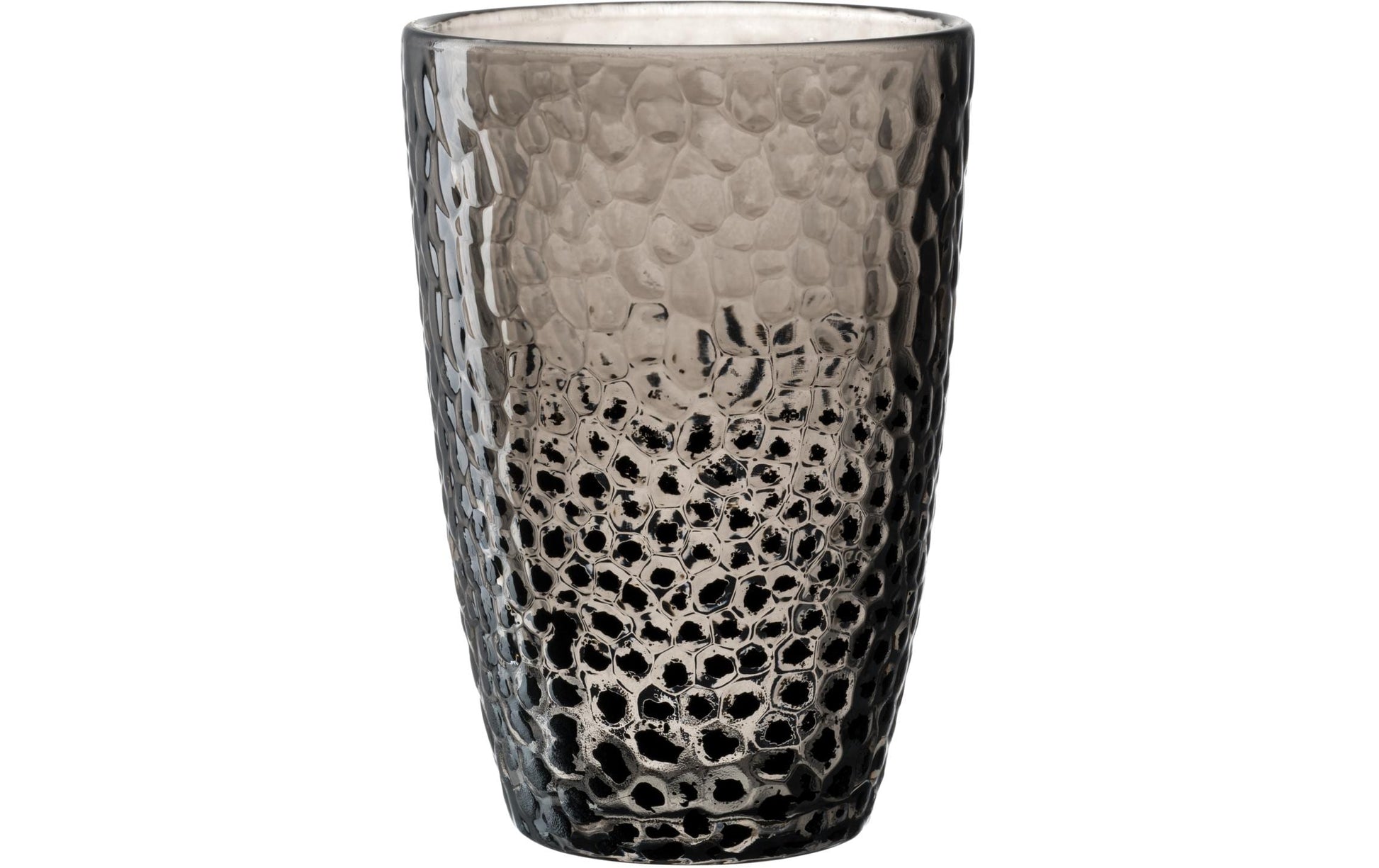 LEONARDO Trinkgläser – 4er Set, 340 ml, Ø 8 cm, Kalk-Natron-Glas, Anthrazit, spülmaschinenfest