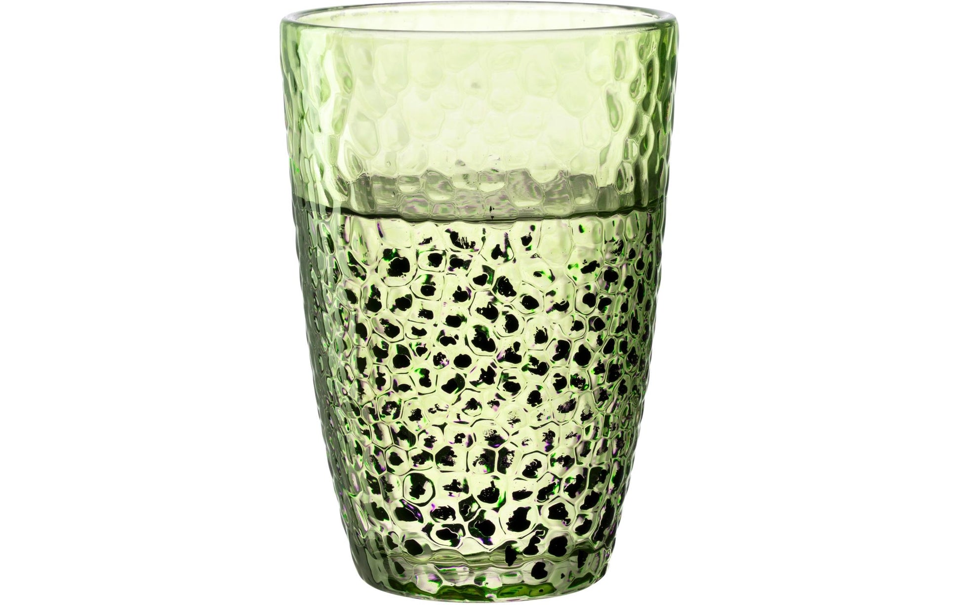 LEONARDO Trinkgläser Matera – 4er Set, 340 ml, Ø 8 cm, Kalk-Natron-Glas, Grün, spülmaschinenfest
