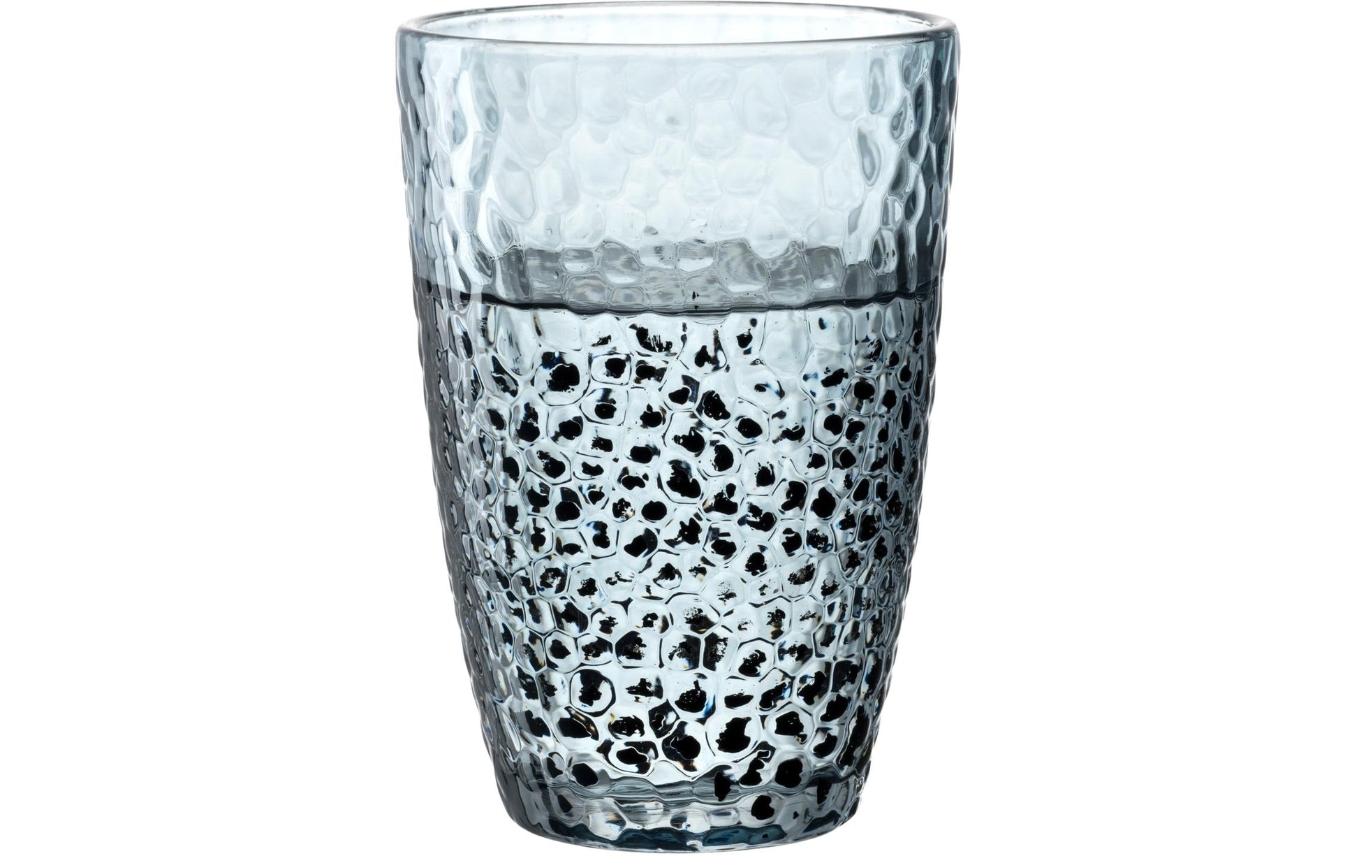 LEONARDO Trinkglas Matera – 4er Set, 340 ml, Ø 8 cm, H 12 cm, Glas, Blau, spülmaschinenfest