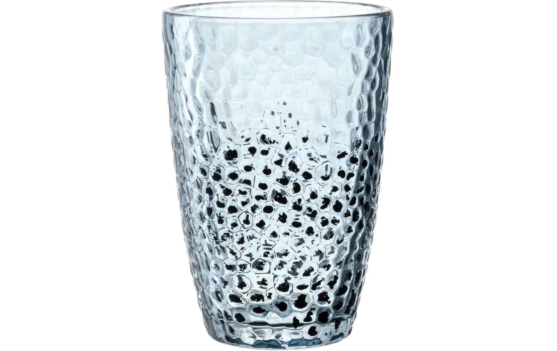 LEONARDO Trinkglas Matera – 4er Set, 340 ml, Ø 8 cm, H 12 cm, Glas, Blau, spülmaschinenfest
