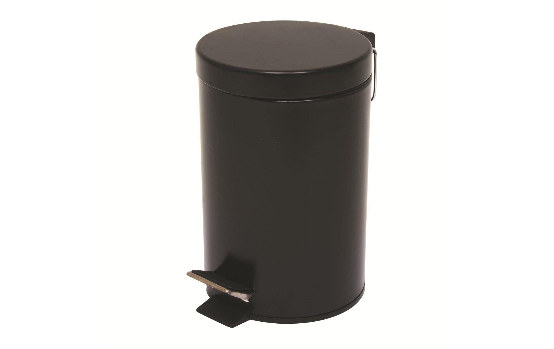 MSV Treteimer – 3 l – Stahl, rund – schwarz
