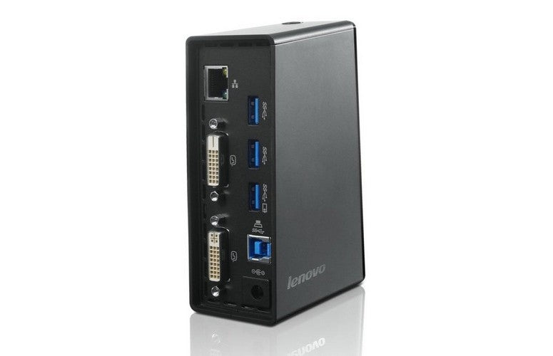 Lenovo Dockingstation – 1× DVI, 2× USB-A, GbE, 3,5 mm Audio, für Windows