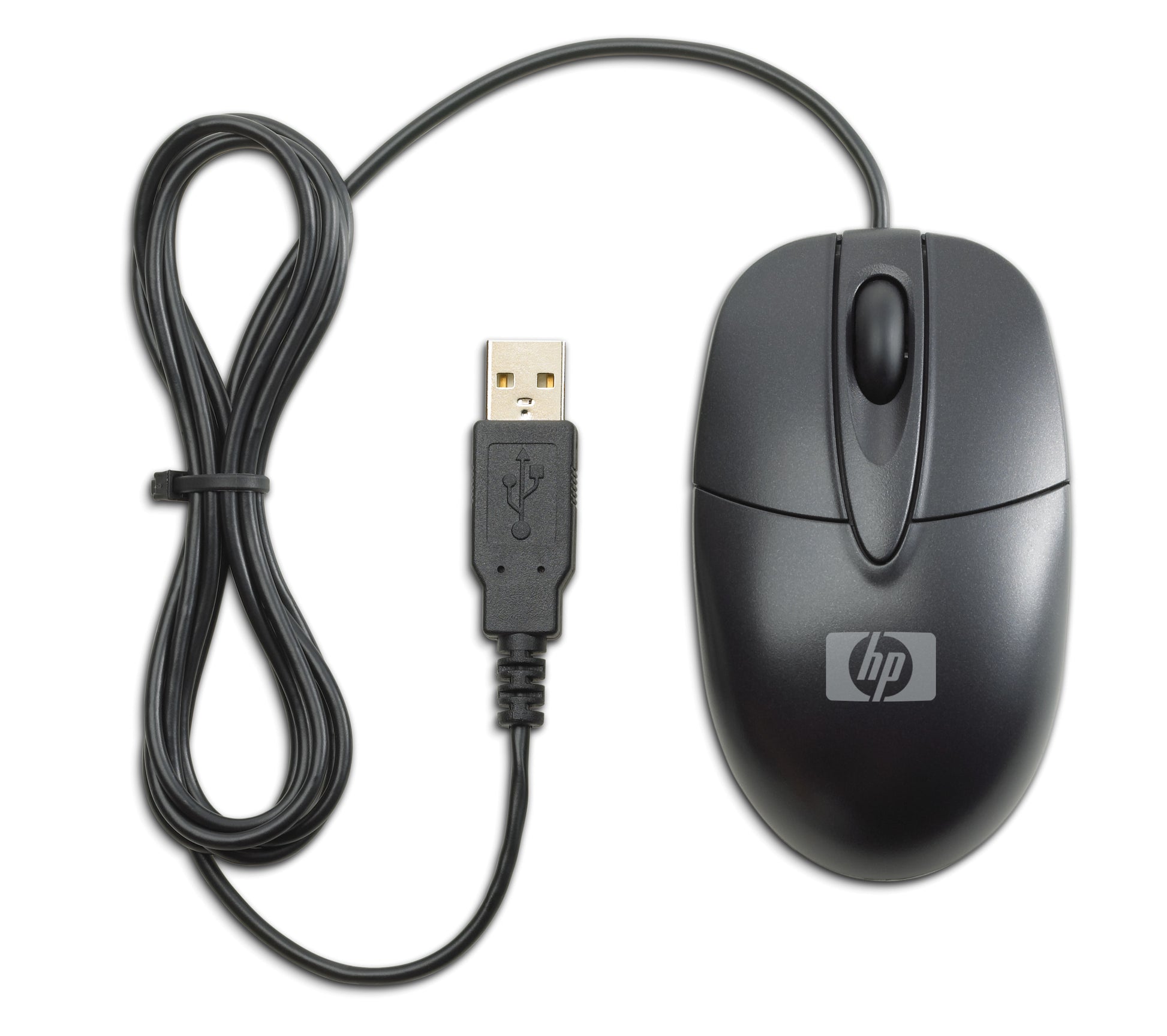 HP RH304AA – Maus – Kabelgebunden (USB‑A), beidhändig, Schwarz