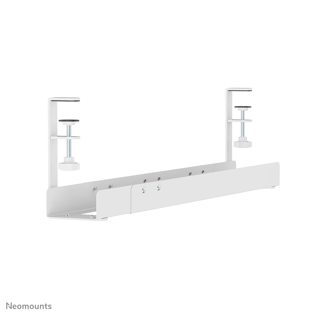 Neomounts Kabelkanal ADS07-120WH – 0,80–1,20 m, weiss, mit Tischklemme, Tragkraft bis 5 kg