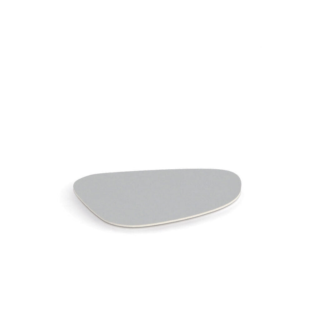 Zeller Present Glasuntersetzer – 4er Set, 10 × 12 cm, Kunststoff (PVC), Beige