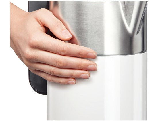 Bosch Wasserkocher TWK8611P – 1,5 l – Temperaturwahl – Anthrazit/Edelstahl/Weiss