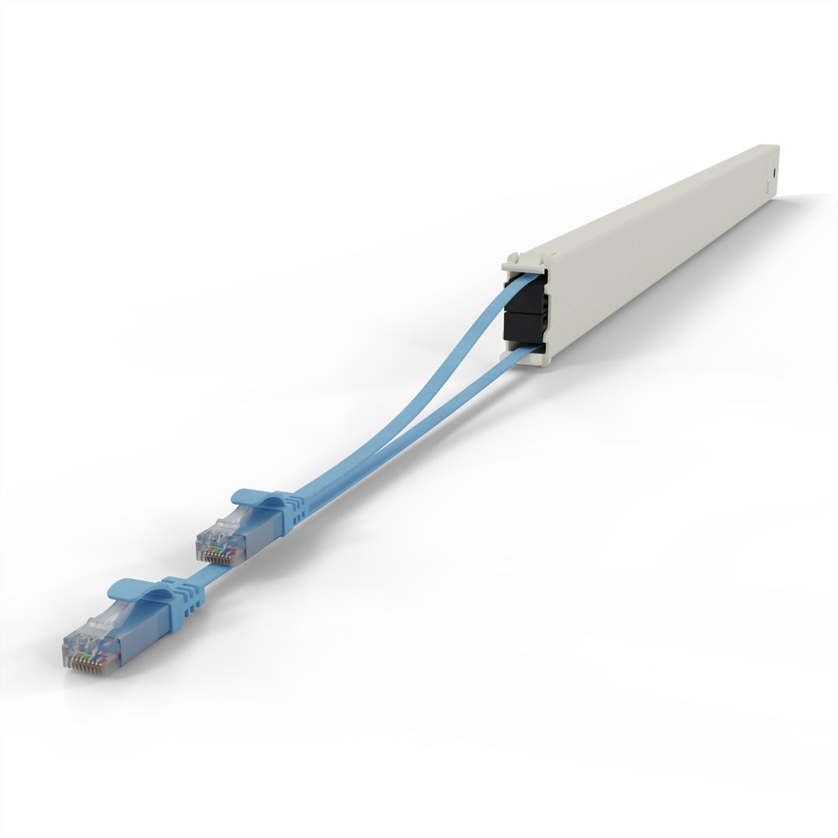 PATCHBOX .one Cassette 46RU Patchkabel – Cat6a U/UTP, 2,5 m, Blau, RJ-45