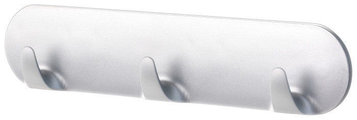 TESA Klebehaken – Kunststoff, chrom matt, 20 × 4,1 × 1,9 cm – 1er-Pack