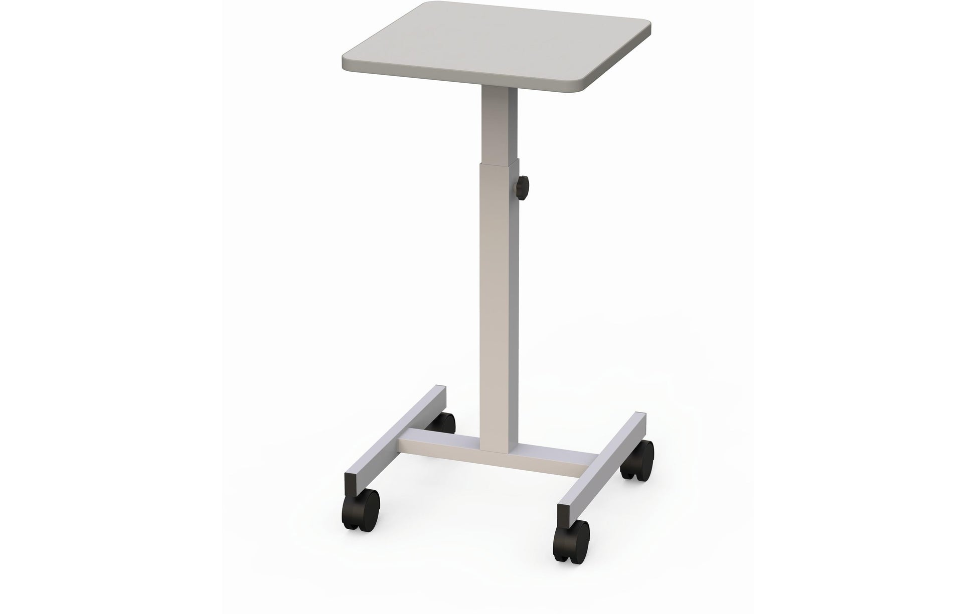 MAUL Projektionswagen – höhenverstellbar 64–100 cm, Tragkraft 20 kg, 4 Rollen (2 feststellbar), grau