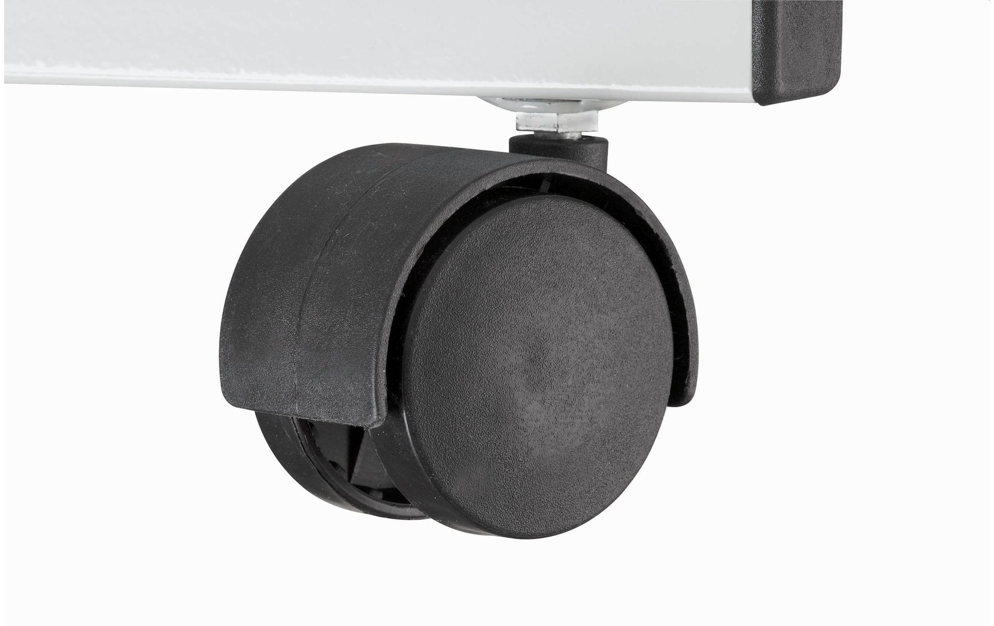 MAUL Projektionswagen – höhenverstellbar 64–100 cm, Tragkraft 20 kg, 4 Rollen (2 feststellbar), grau