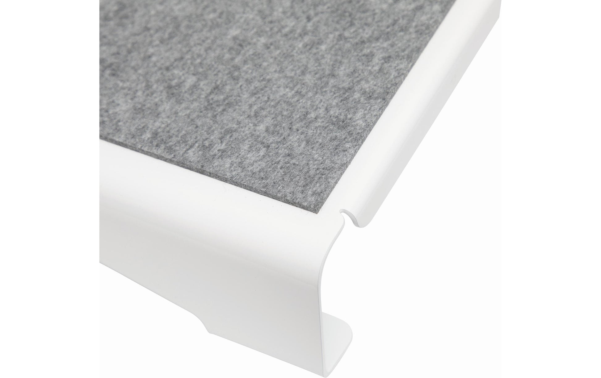 Maul Fussstütze Maulflair – 40×30 cm, Metall, Weiss