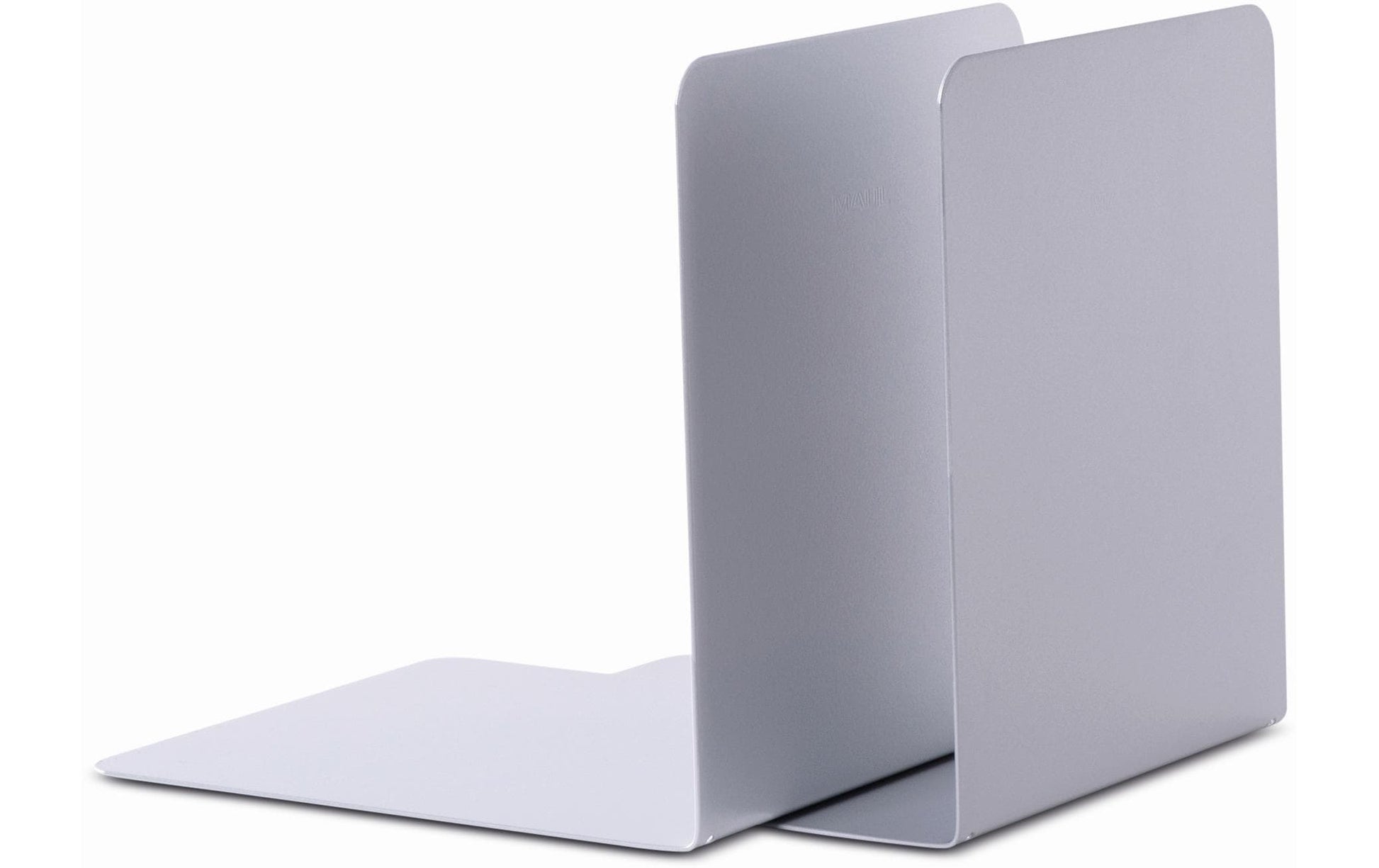 MAUL Buchstützen – 120 × 140 mm – Stahl, 2 Stück