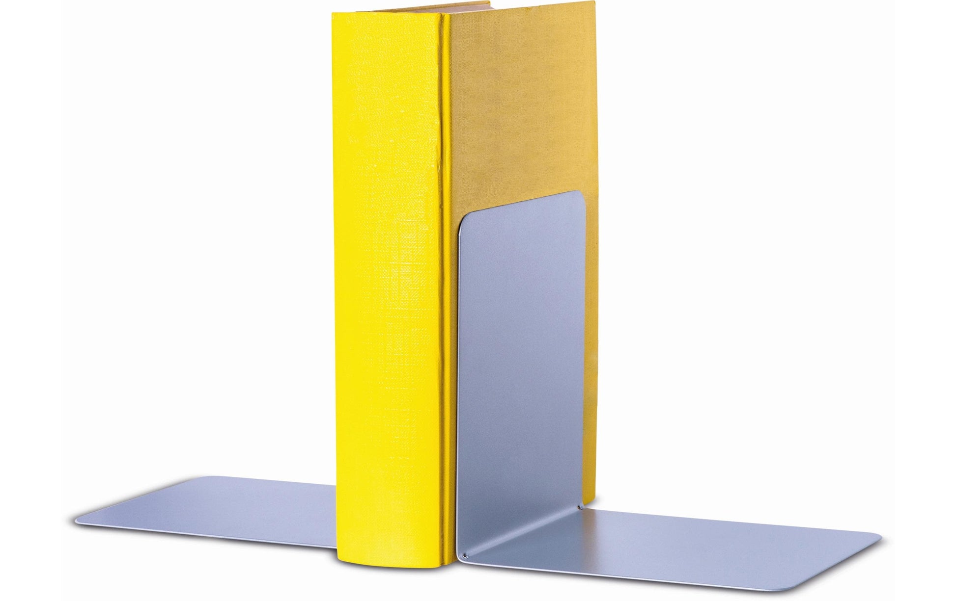 MAUL Buchstützen – 120 × 140 mm – Stahl, 2 Stück