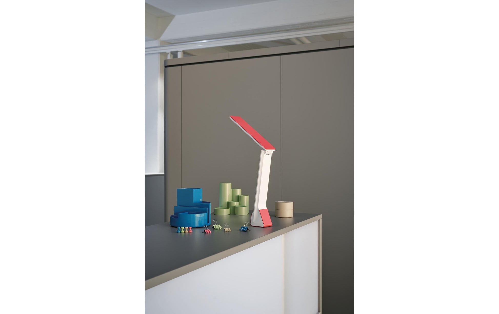 MAUL Stiftschlaufe – Kunststoff, Limette, 150 × 125 mm