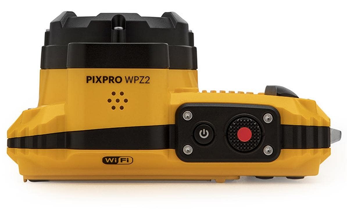 Kodak WPZ2 – Outdoor-Kompaktkamera, 16,3 MP 1/2,3", 1080p, 4× opt. Zoom, Gelb