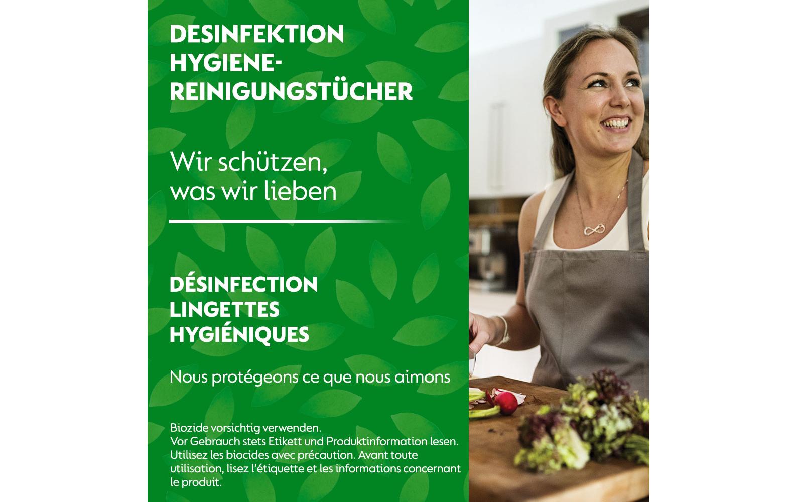 Dettol Desinfektionstücher – für Oberflächen – 60 Stk.