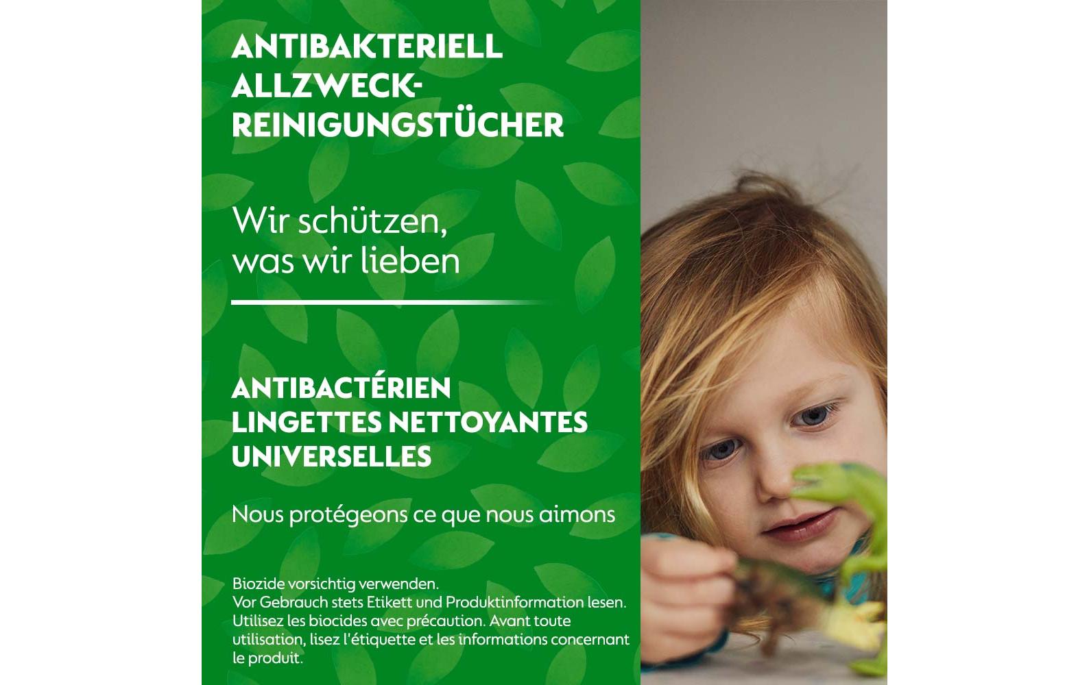 Dettol Allzweck-Reinigungstücher – für Oberflächen – 60 Stk.