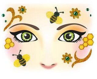 HERMA Face-Art Sticker Biene – Beige – 1 Stk