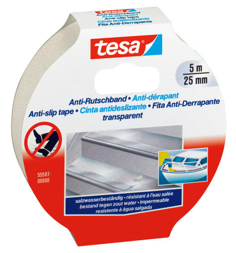 tesa Vinylband – 25 mm × 5 m, transparent
