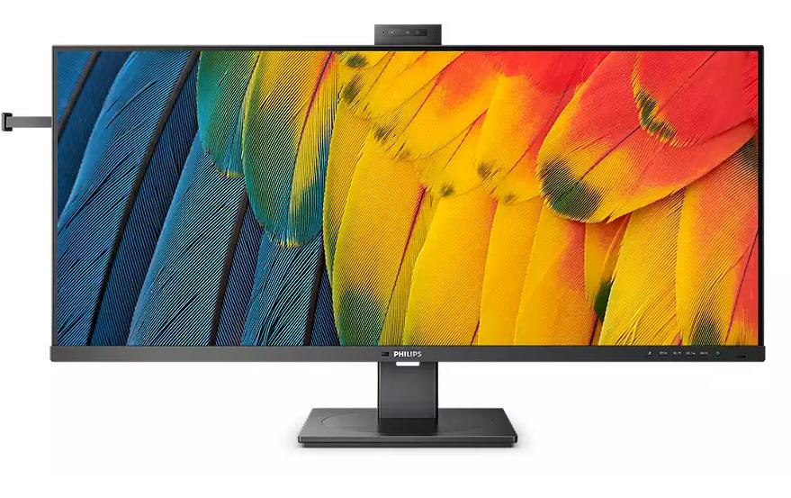 Philips 40B1U5601H/00 – Monitor, 40", IPS, 120 Hz, 300 cd/m², KVM, Webcam, USB-C, VESA 100 × 100, Schwarz